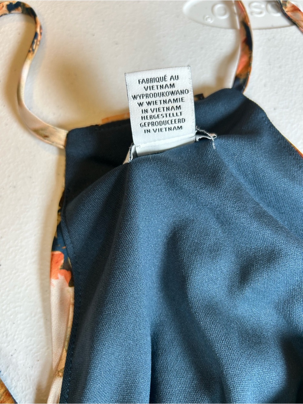 NICOLE MILLER Satin Floral Maxi Slip Dress M Racerback Watercolor With Pockets - Picture 11 of 16